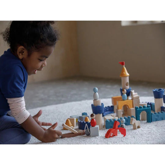 Plan Toys Castle Blocks - Orchard