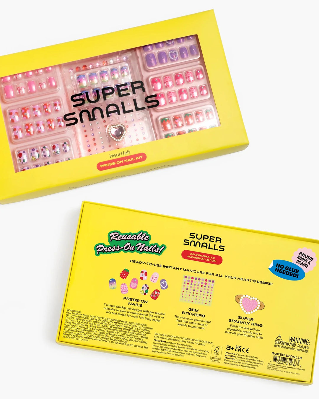 Super Smalls Press-On Nail Kit - Heartfelt