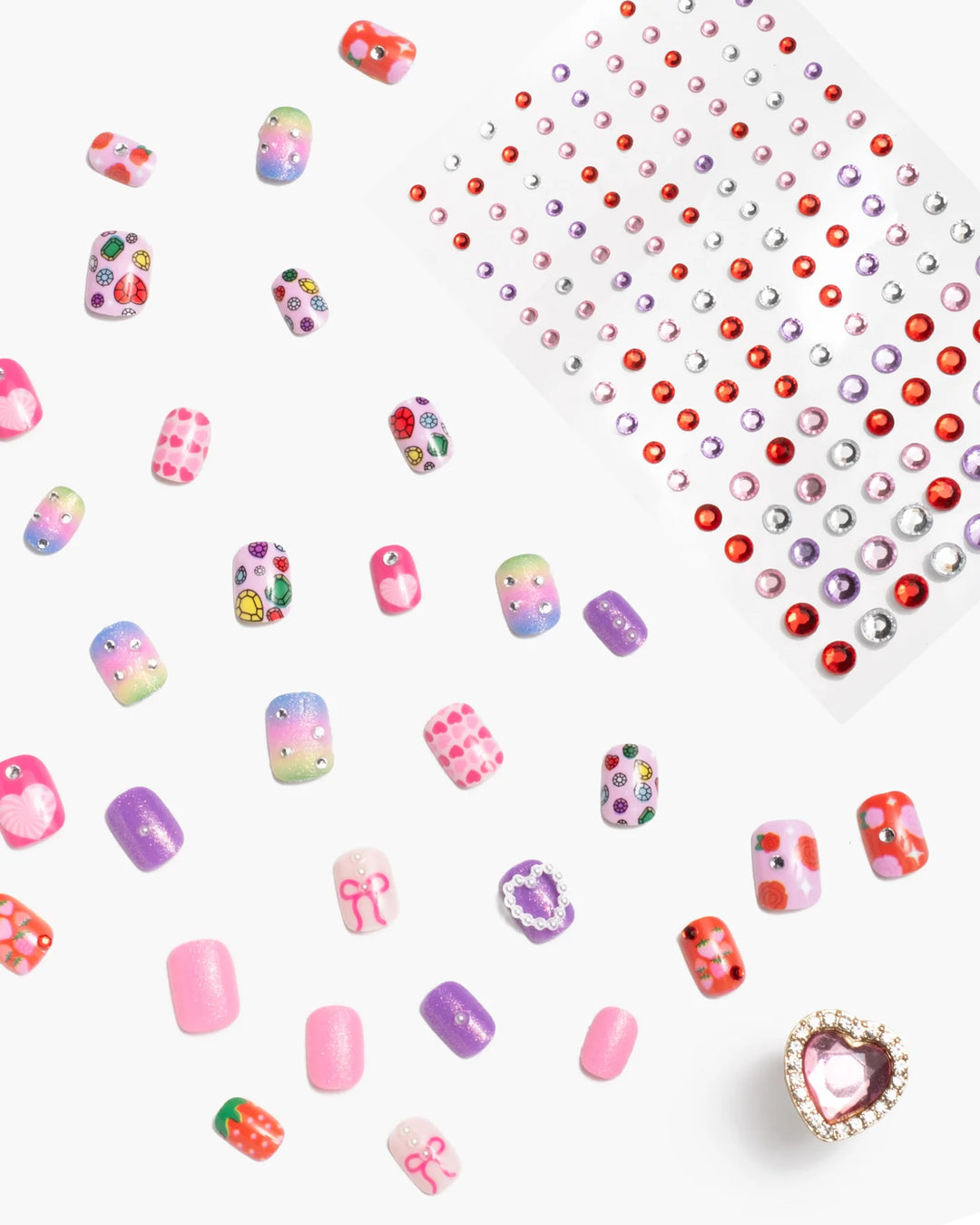 Super Smalls Press-On Nail Kit - Heartfelt