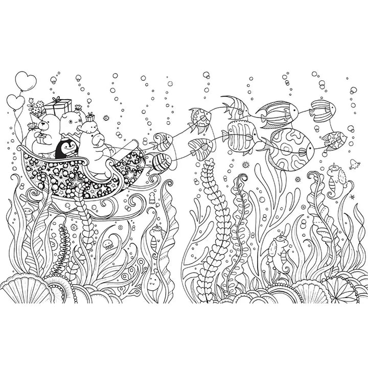 A Million Sea Creatures Coloring Book