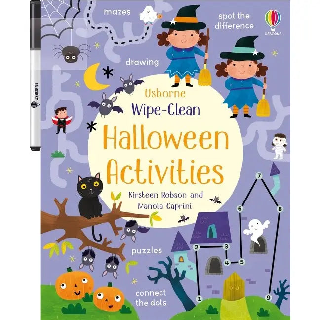 Usborne Wipe-Clean Halloween Activities
