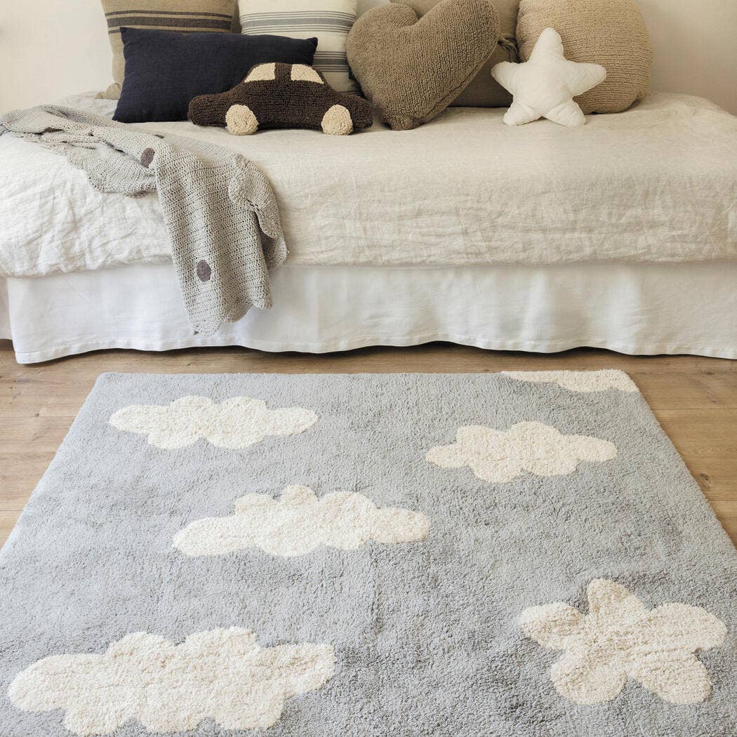 Lorena Canals Washable Rug - Clouds Grey