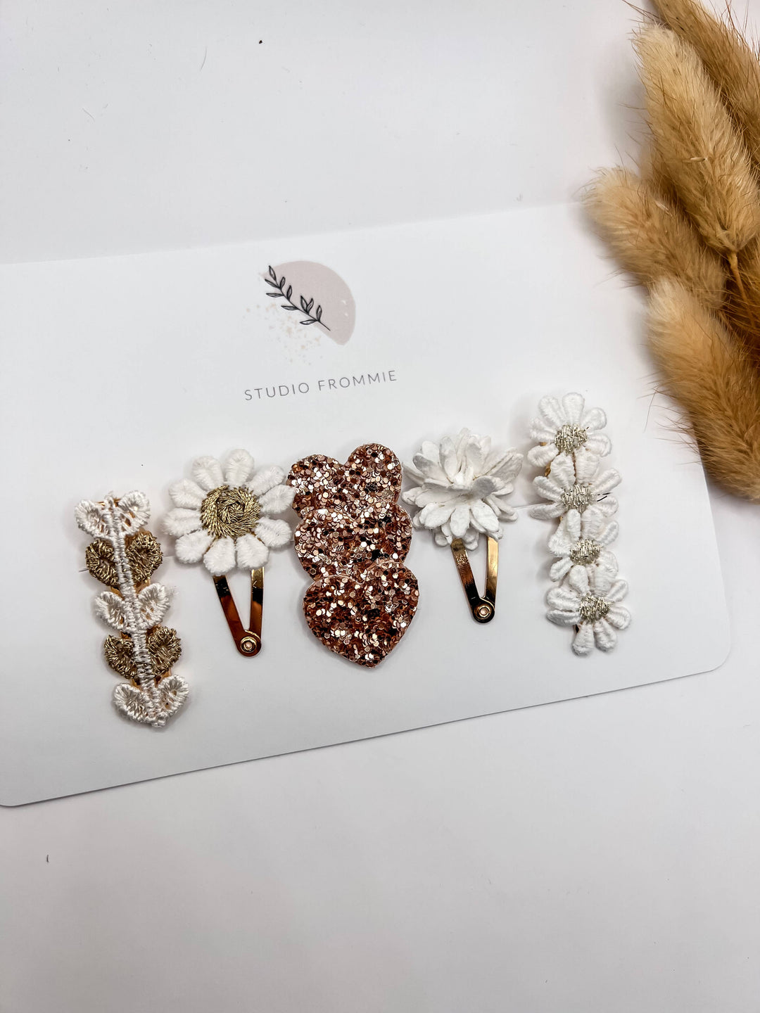 Studio Frommie  Hair Clips - Bronze Neutrals