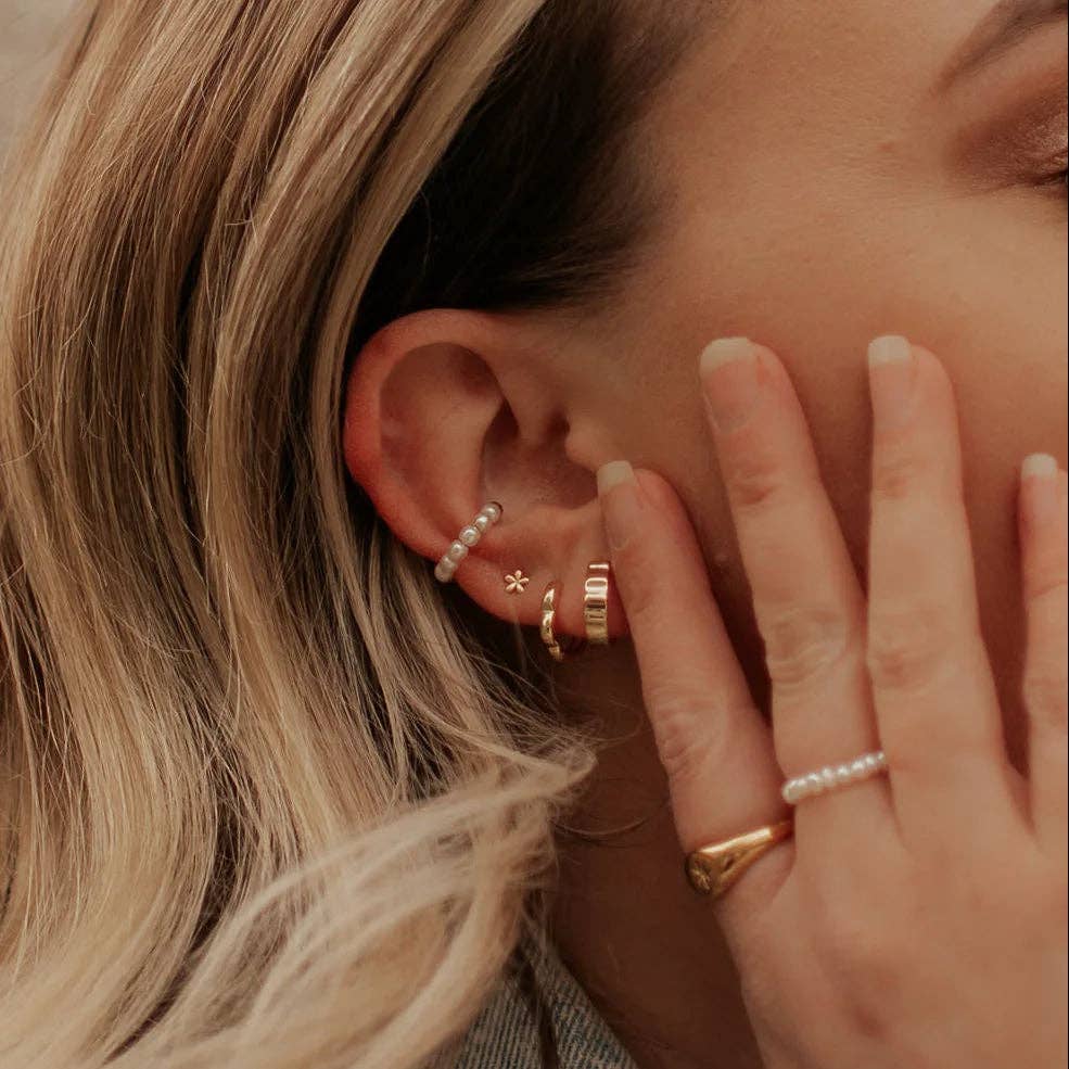 Mauve Jewelry Co. Lola Floral Hoops