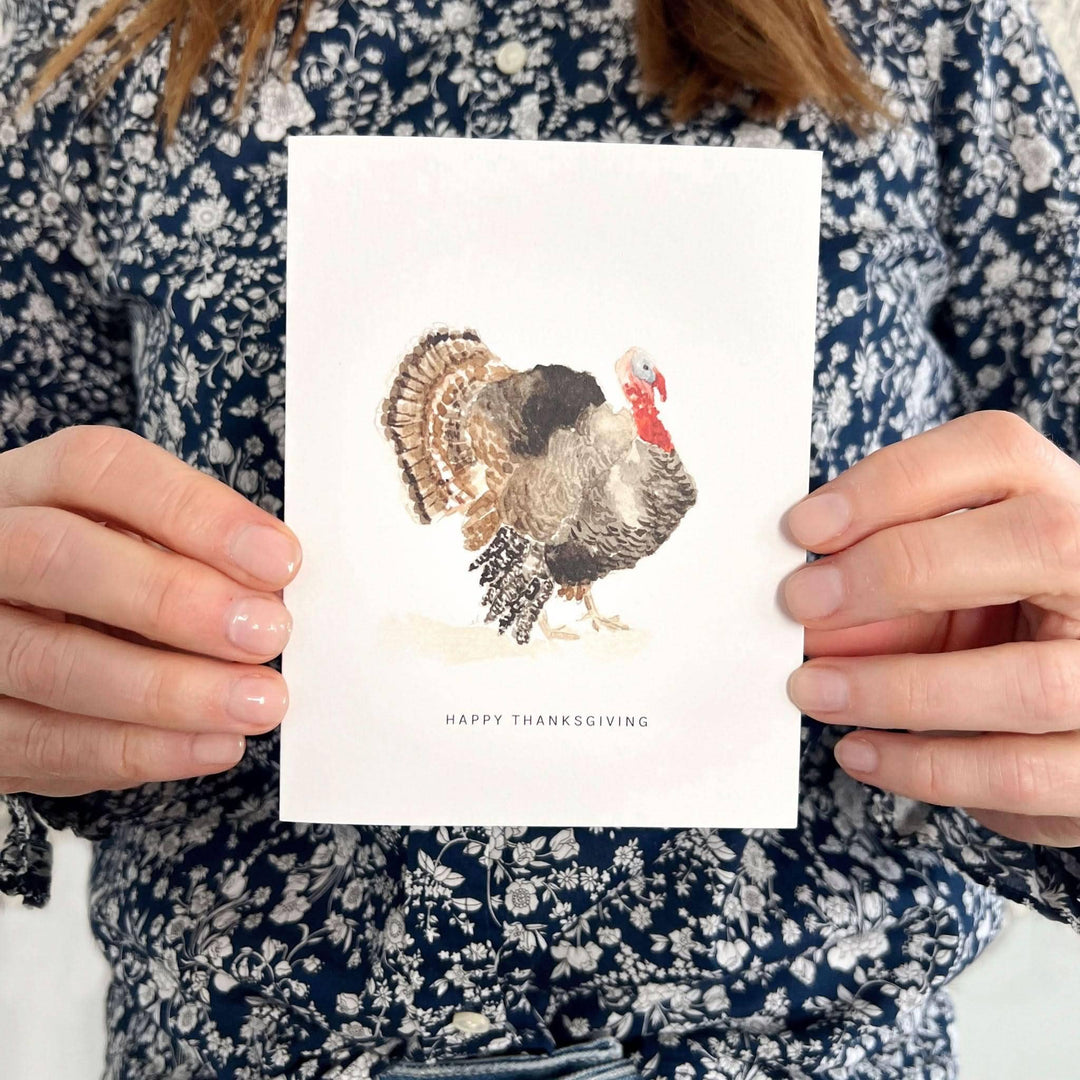 Emily Lex Studio Thanksgiving Turkey Greeting Card