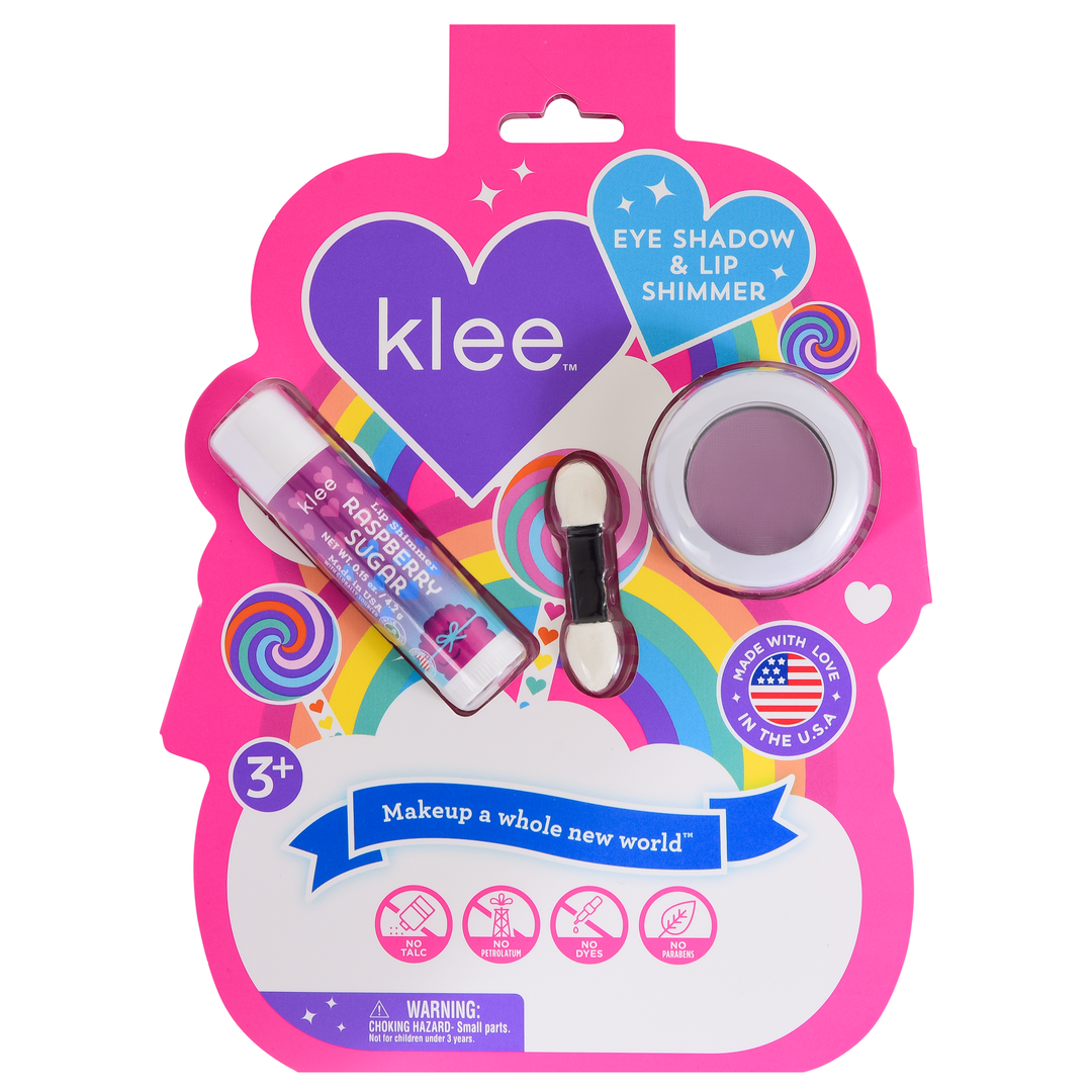 Klee Kids Wildflower Shimmer - Eye Shadow and Lip Shimmer Set