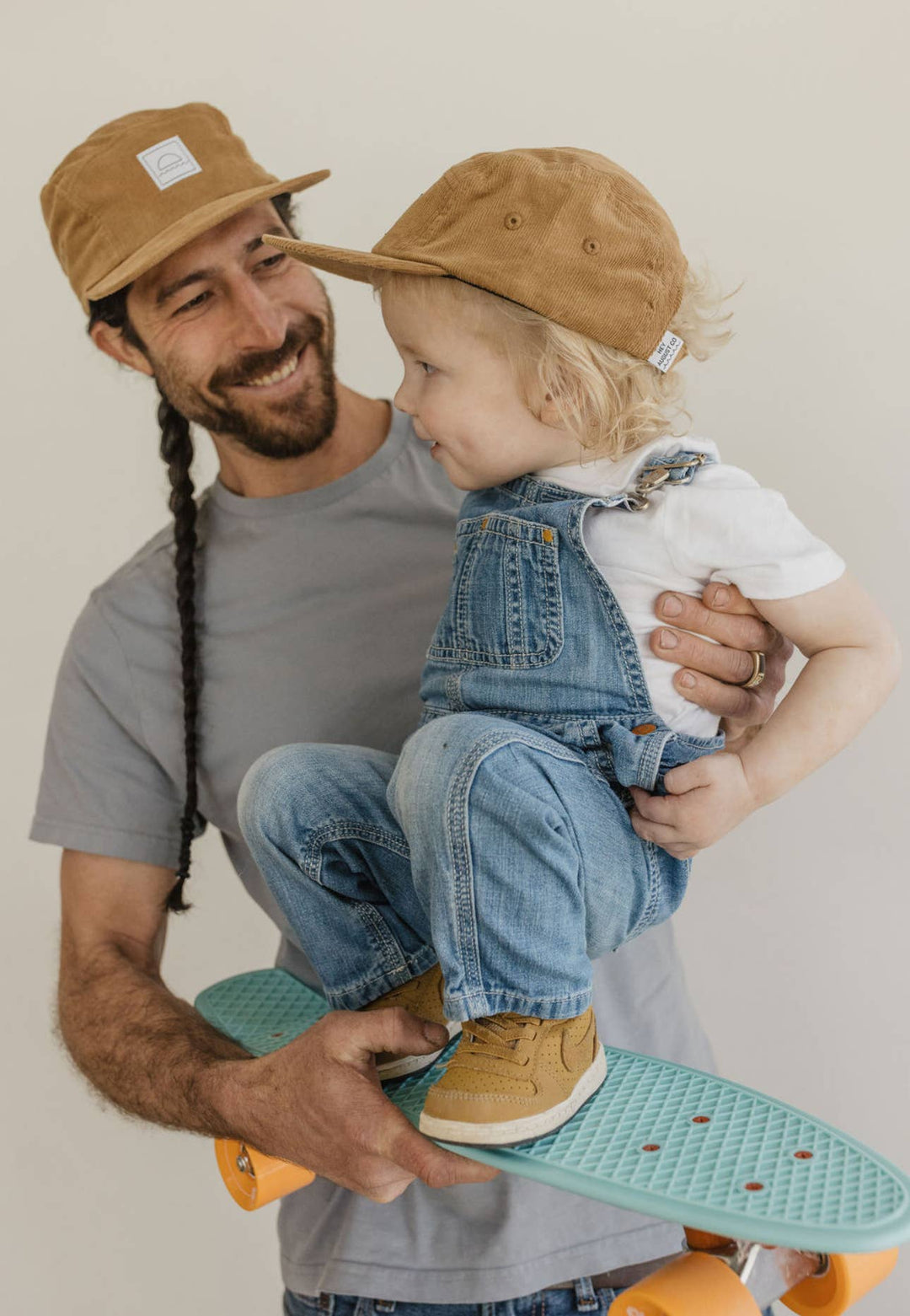 Hey August Corduroy Five Panel Hat - Canyon