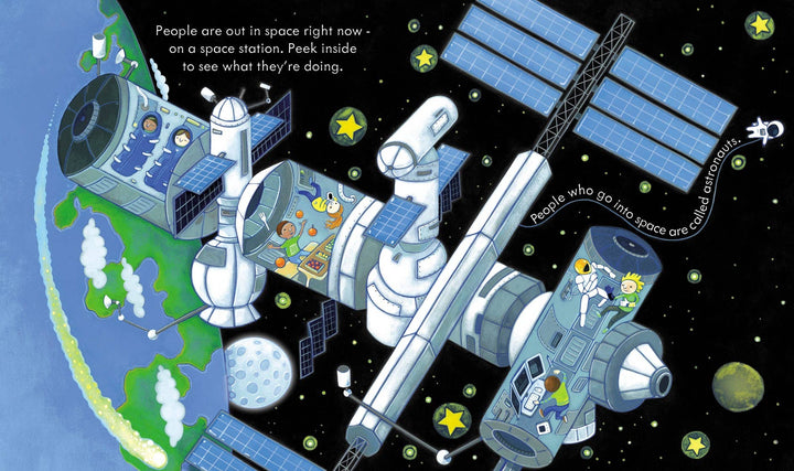 Usborne Peek Inside Space