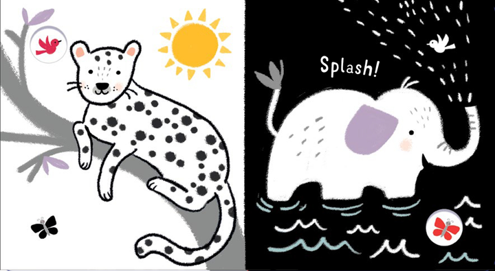 Usborne Baby's Black And White Books: Animals