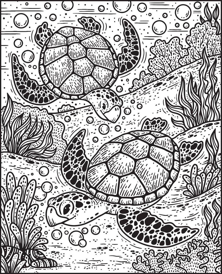 Usborne Narwhals & Other Sea Creatures Magic Painting Book