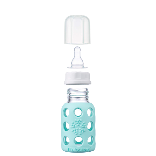 LifeFactory 4oz Glass Baby Bottle