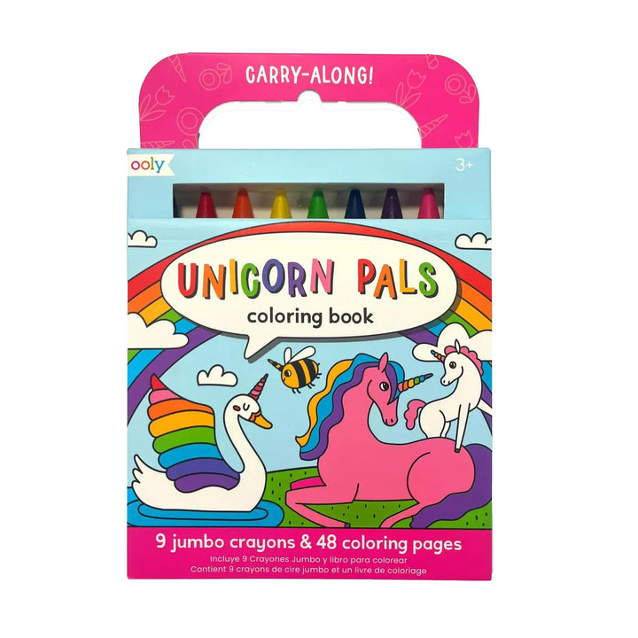 Ooly Carry Along Crayon & Coloring Book Kit