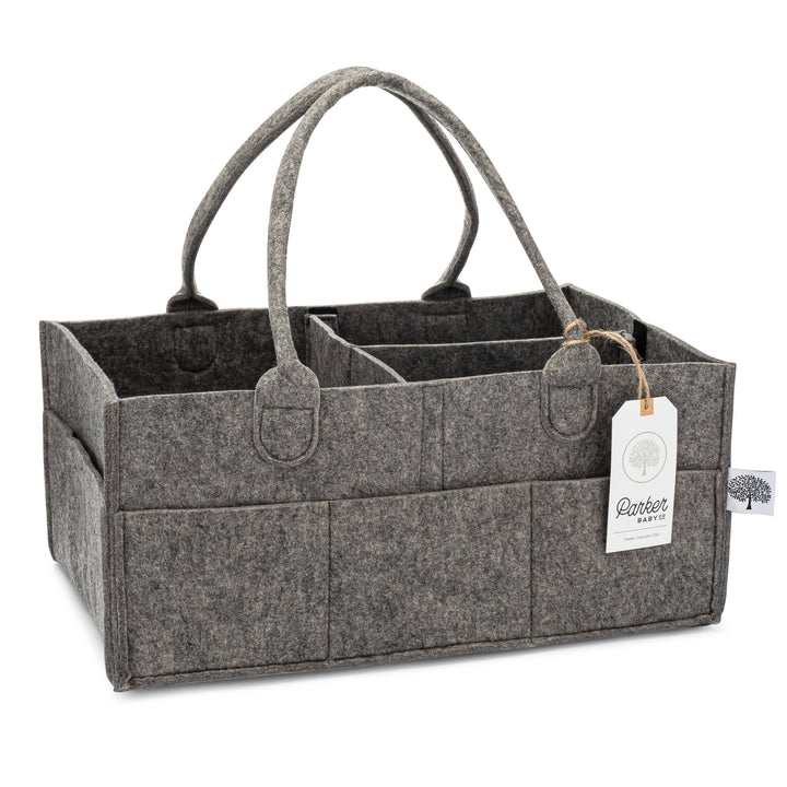 Parker Baby Co. Diaper Caddy - Peppercorn