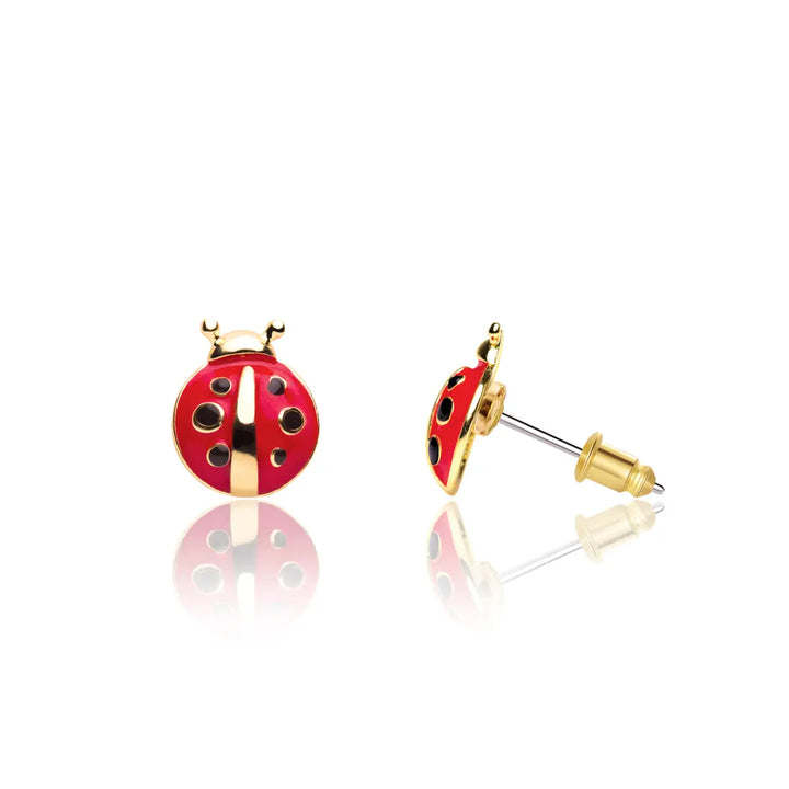 Girl Nation Little Ladybug Cutie Stud Earrings