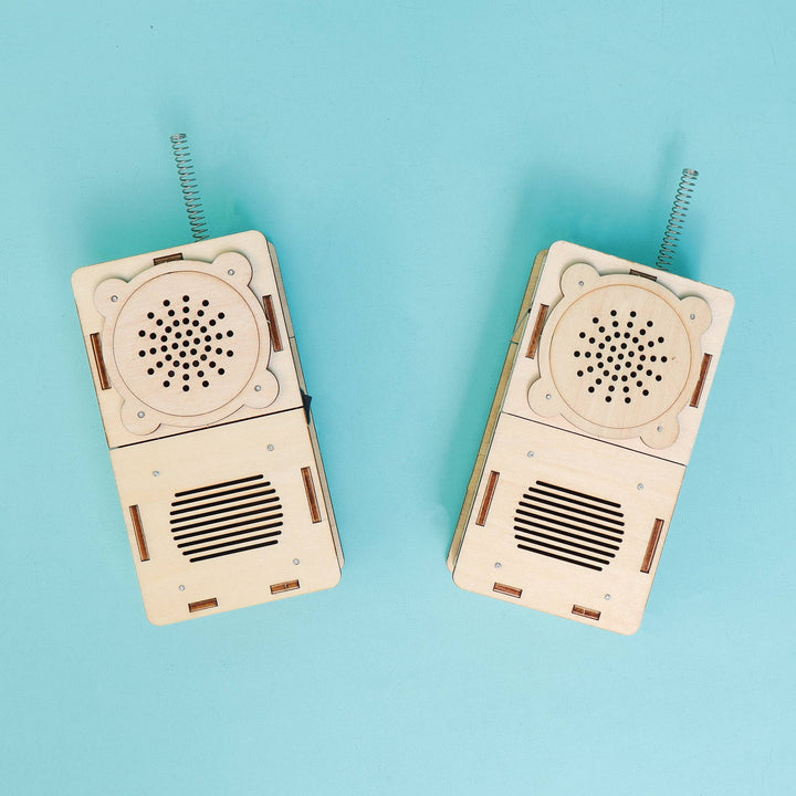 Kitsville Build and Learn Walkie-Talkie STEM Kit