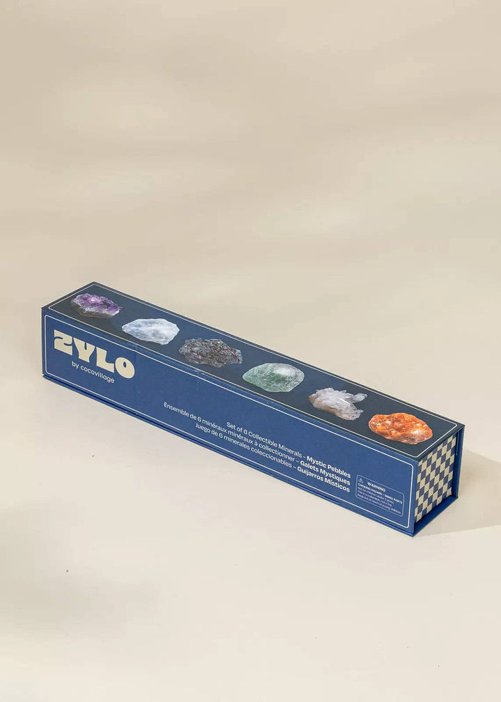 Coco Village Set of 6 collectible Minerals - Mystic Pebbles