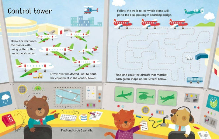 Usborne Wipe-Clean Airport Activities