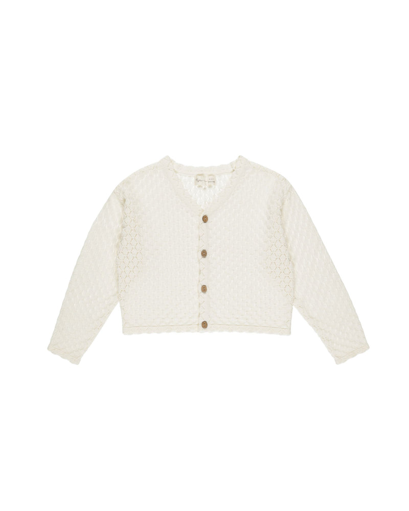 Rylee + Cru Ella Cardigan - Ivory