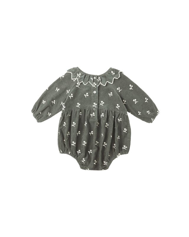 Rylee + Cru Freya Romper - Blossom Embroidery