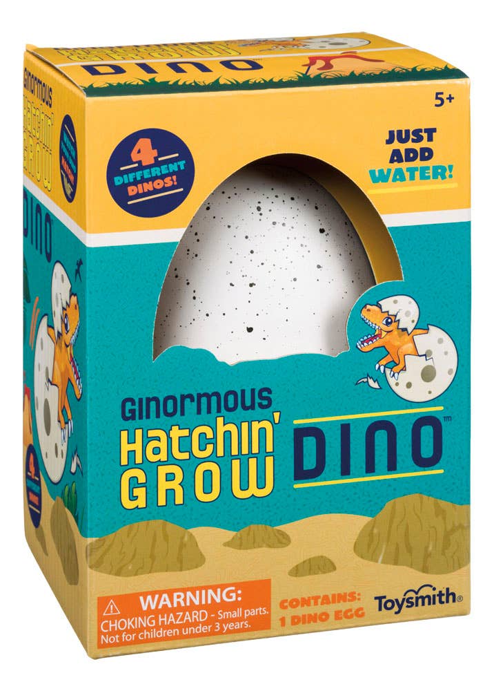 Toysmith Ginormous Hatchin' Grow Dino Egg