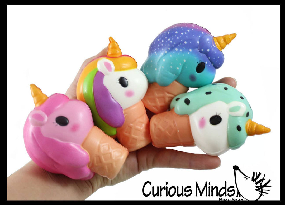 Curious Minds Toys Unicorn Ice Cream Cone Squishy
