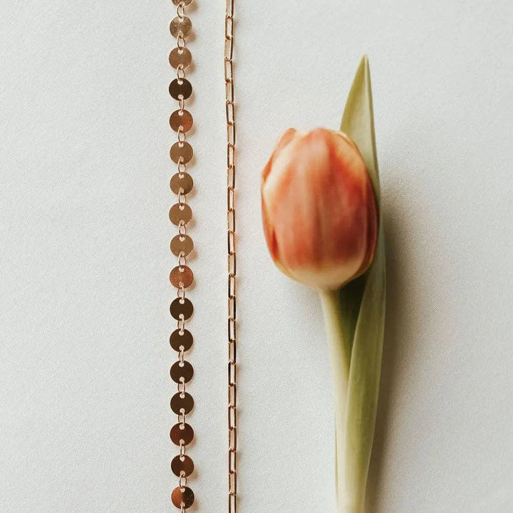 Mauve Jewelry Co. Chloe Gold Filled Coin Necklace