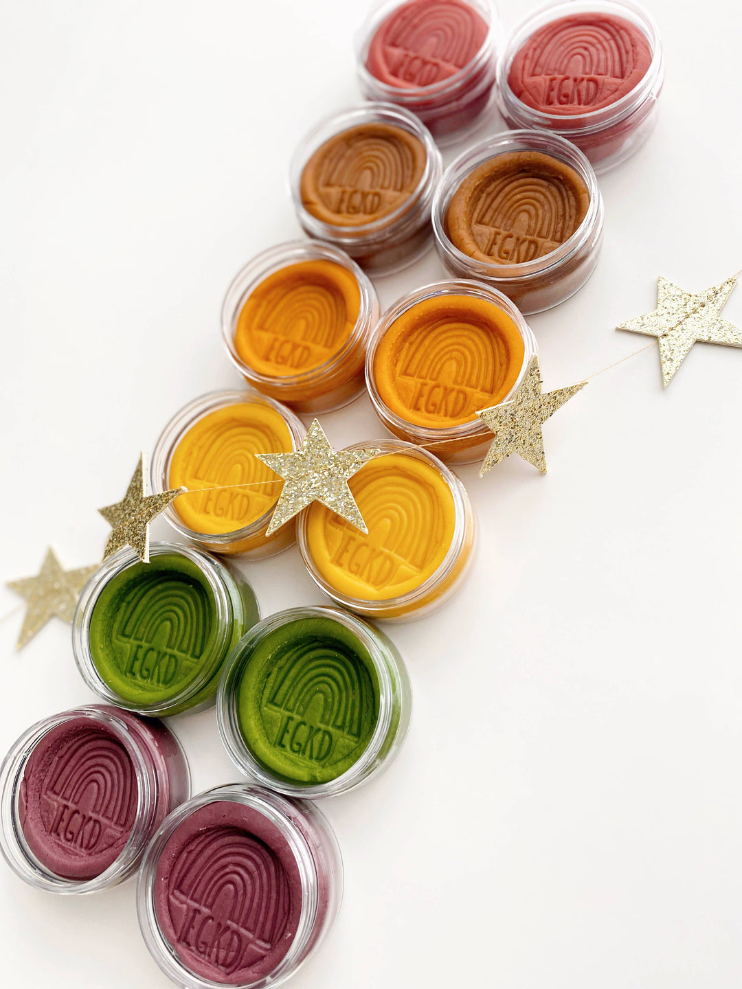Earth Grown KidDough Mini KidDough Fall Rainbow Set