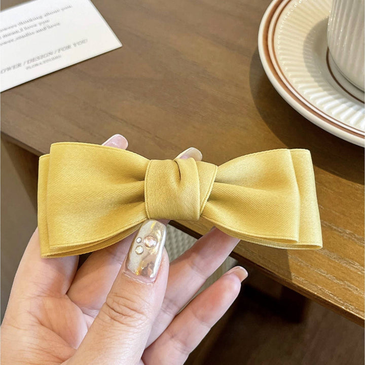 LoveLina Charming Satin Bow Hair Clips
