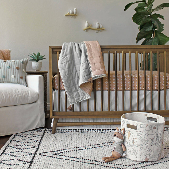 Crane Baby Storage Bin - Ezra Woodland