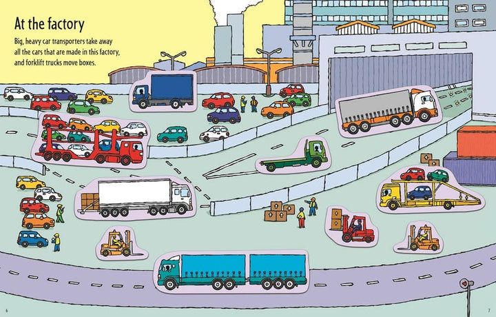Usborne First Sticker Book Trucks