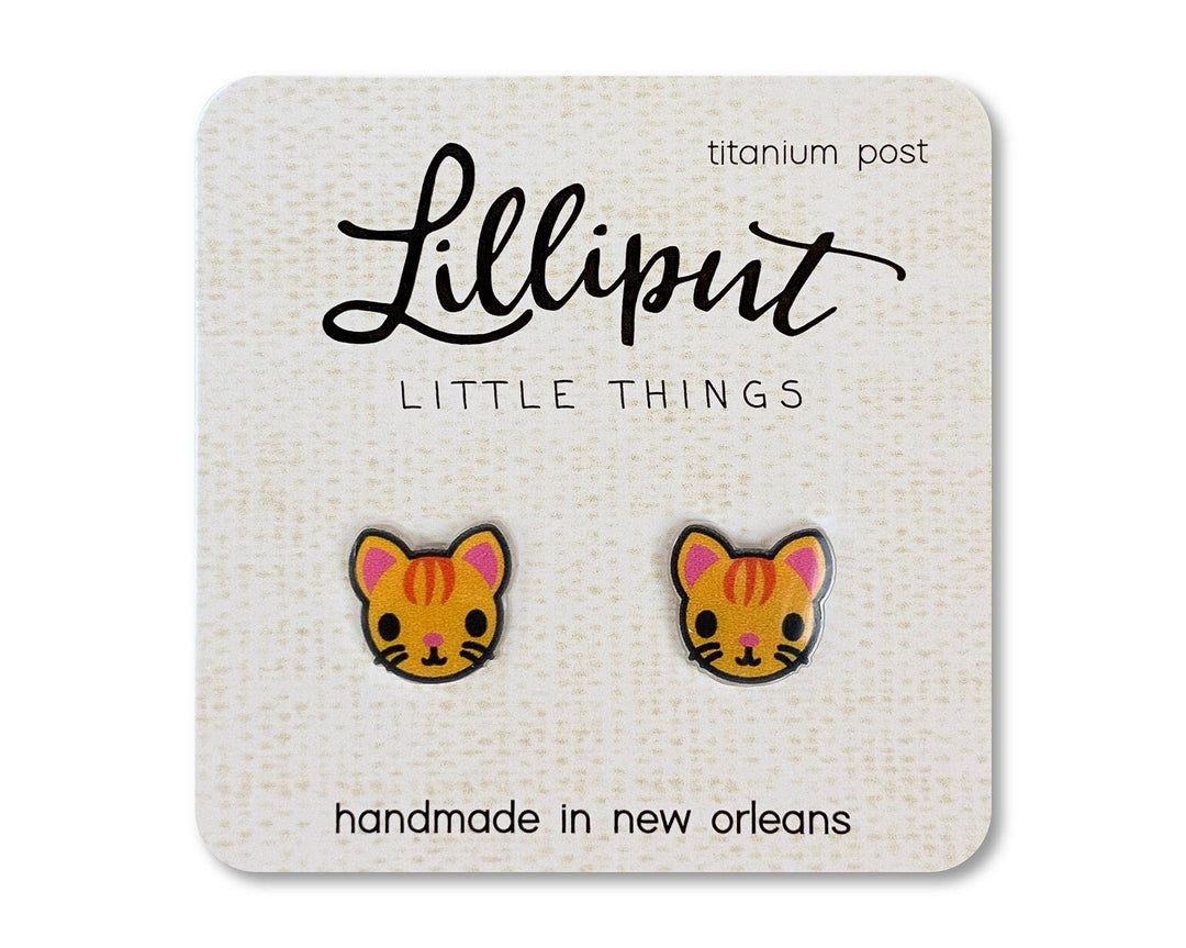 Lilliput Little Things Kitty Cat Earrings