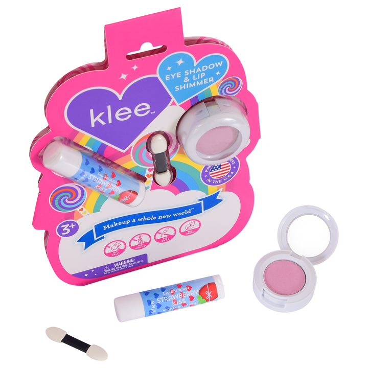 Klee Kids Wildflower Shimmer - Eye Shadow and Lip Shimmer Set