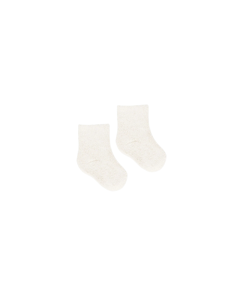 Quincy Mae Fuzzy Socks - Ivory