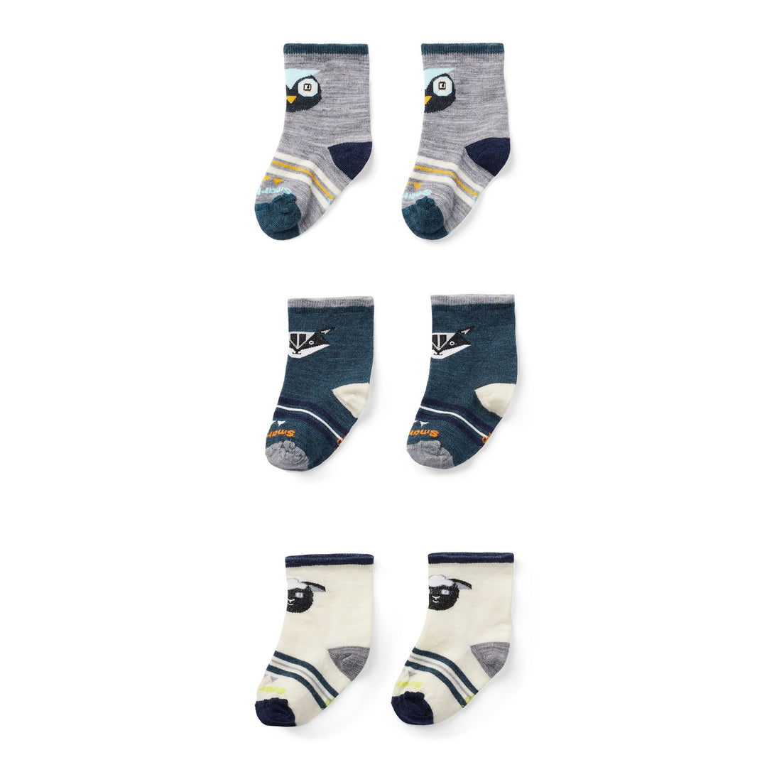 Smartwool Toddler Trio Socks - Twilight Blue