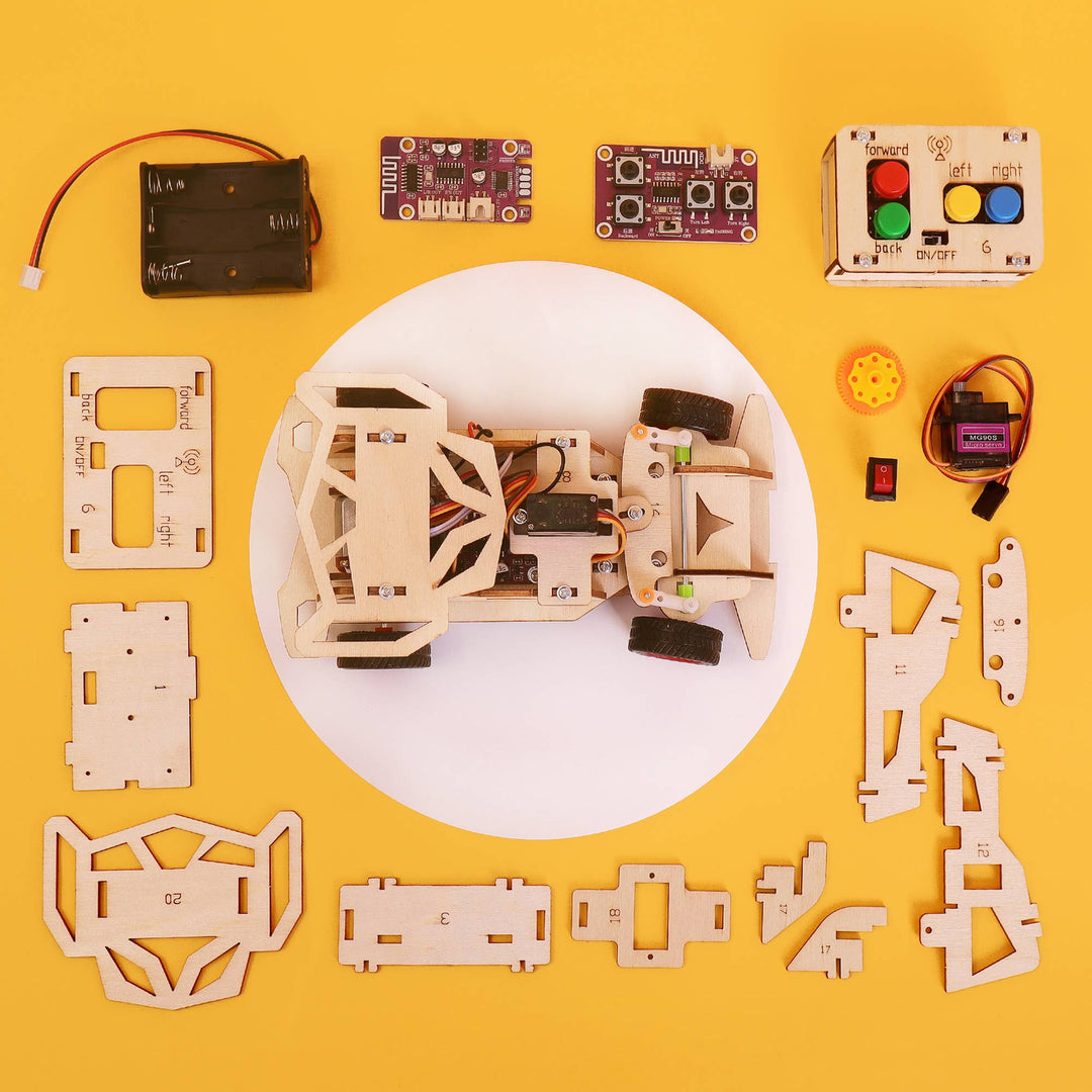 Kitsville Steering Remote Controlled Car DIY Kit