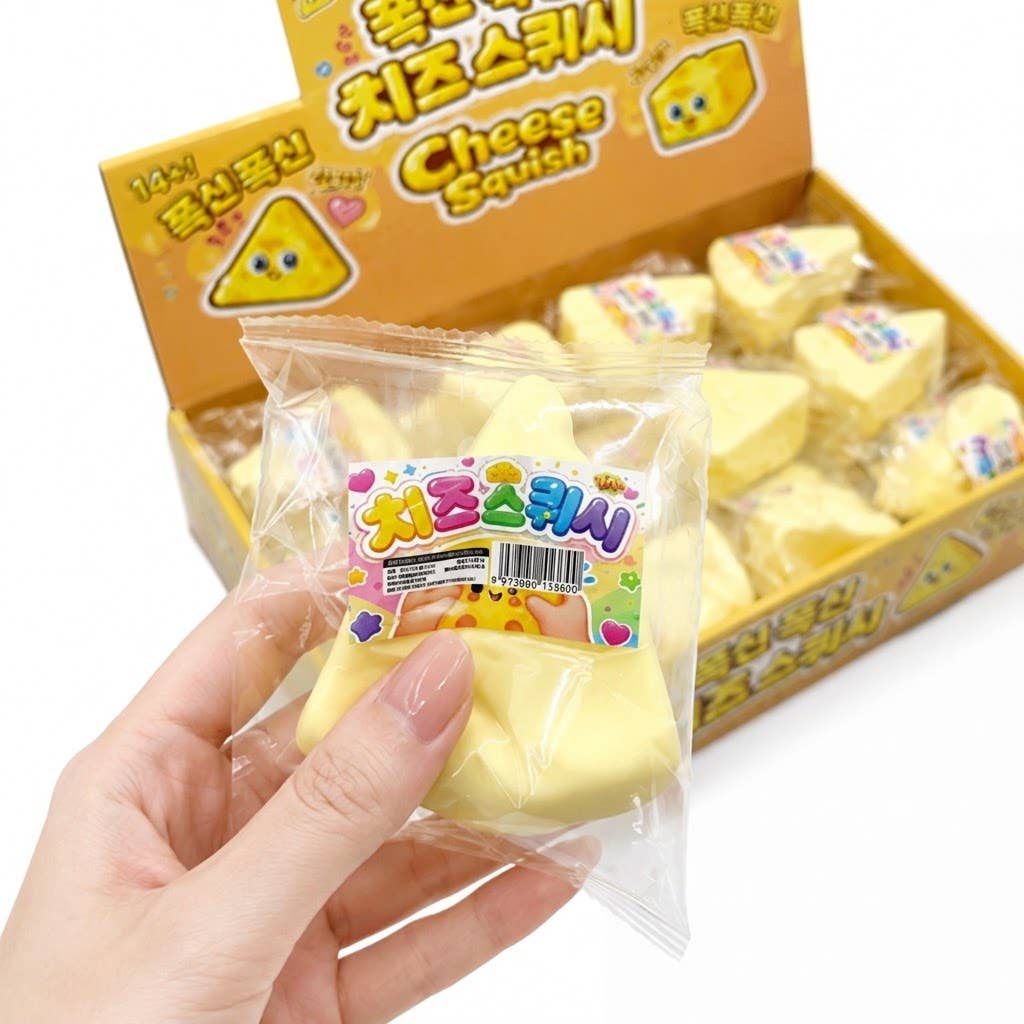 Mini Cheese Squish – Soft & Slow-Rebound Squishy
