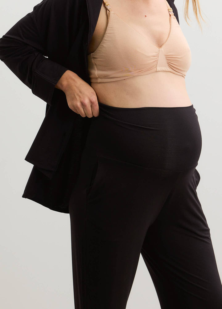 Hatch Collection Ultra Soft Maternity Jersey PJ Set