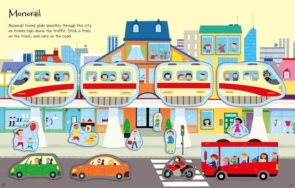 Usborne First Sticker Book Trains