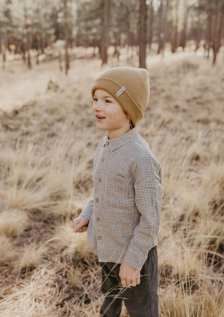 Hey August Knit Cuff Beanie - Camel