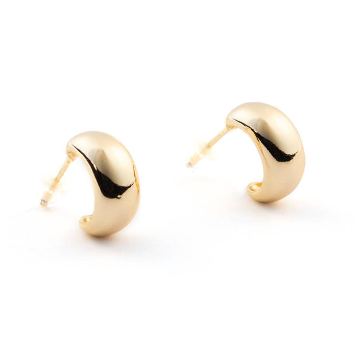 Bronwen Vintage Hoop Post Earrings