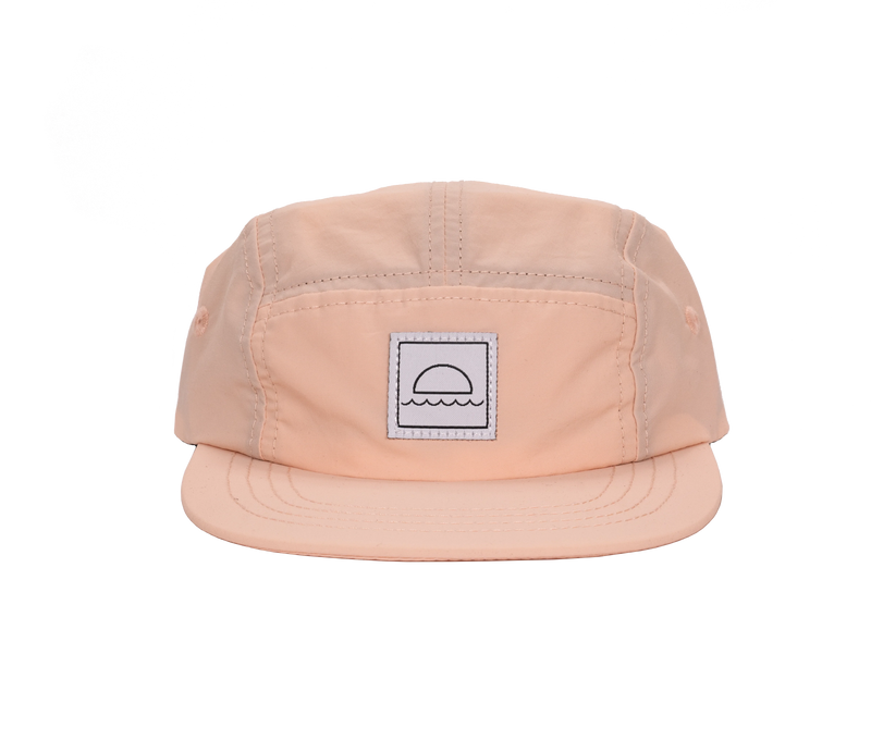 Hey August Five Panel Hat - Petal