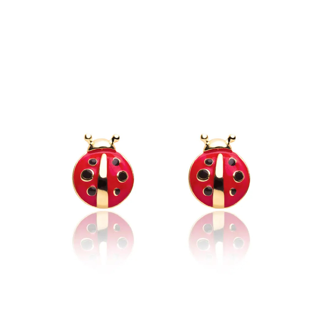Girl Nation Little Ladybug Cutie Stud Earrings