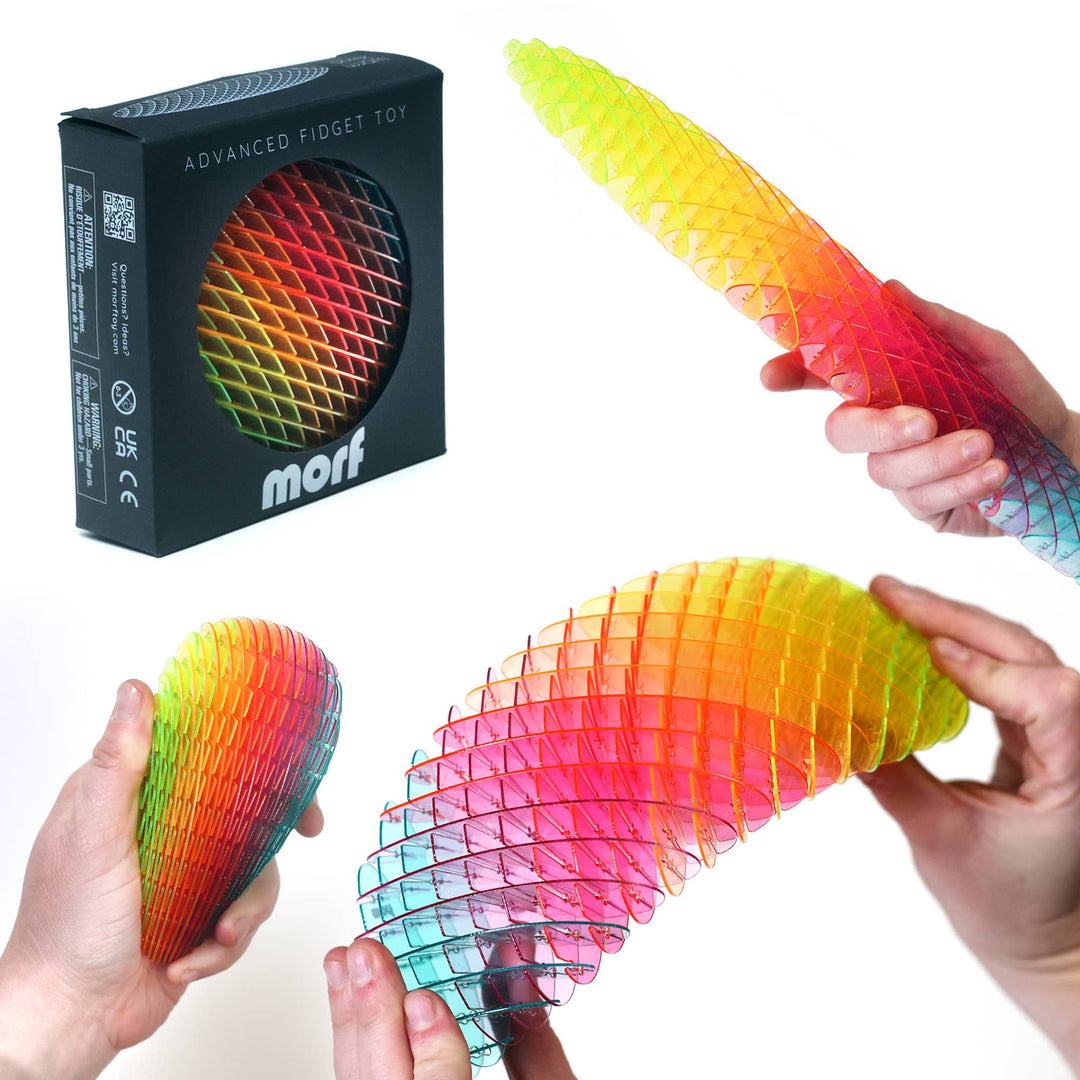 Morf Fidget Worm Rainbow - Big