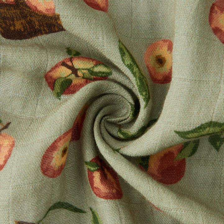 Milkbarn Organic Cotton Swaddle - Apple Orchard