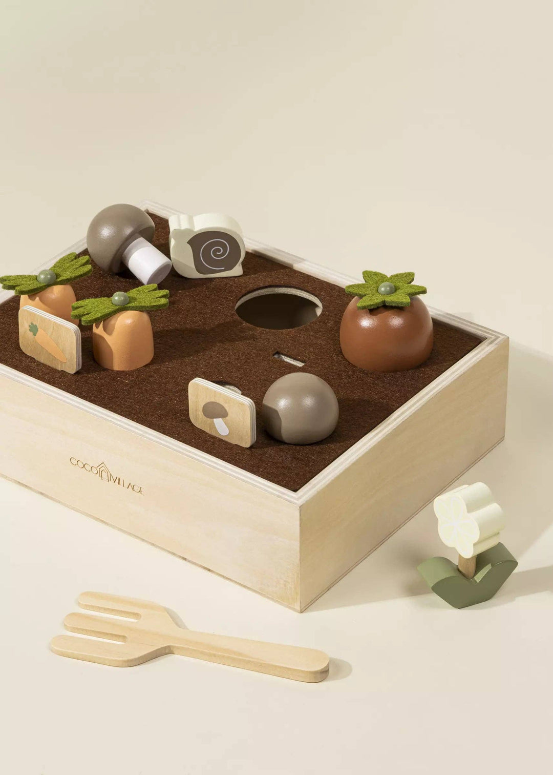 Coco Village Wooden Gardening Playset And Accessories