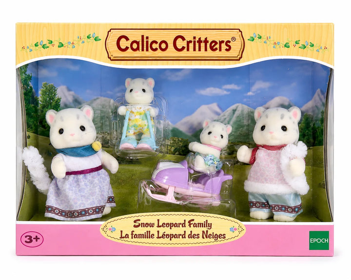 Calico Critters Snow Leopard Family