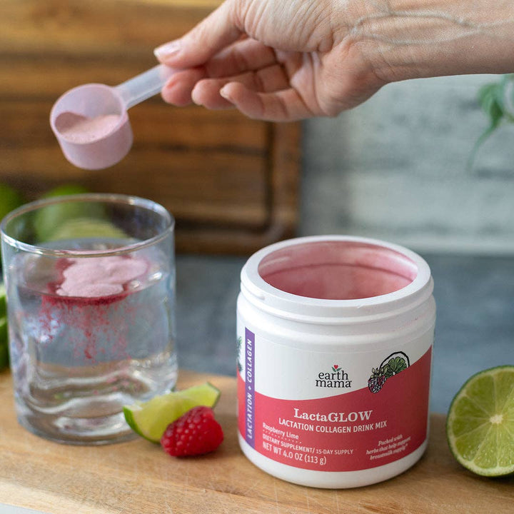 Earth Mama LactaGLOW Lactation Collagen Drink Mix