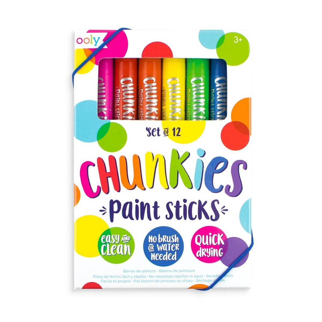 Ooly Chunkies Paint Sticks Original Pack (Set of 12)