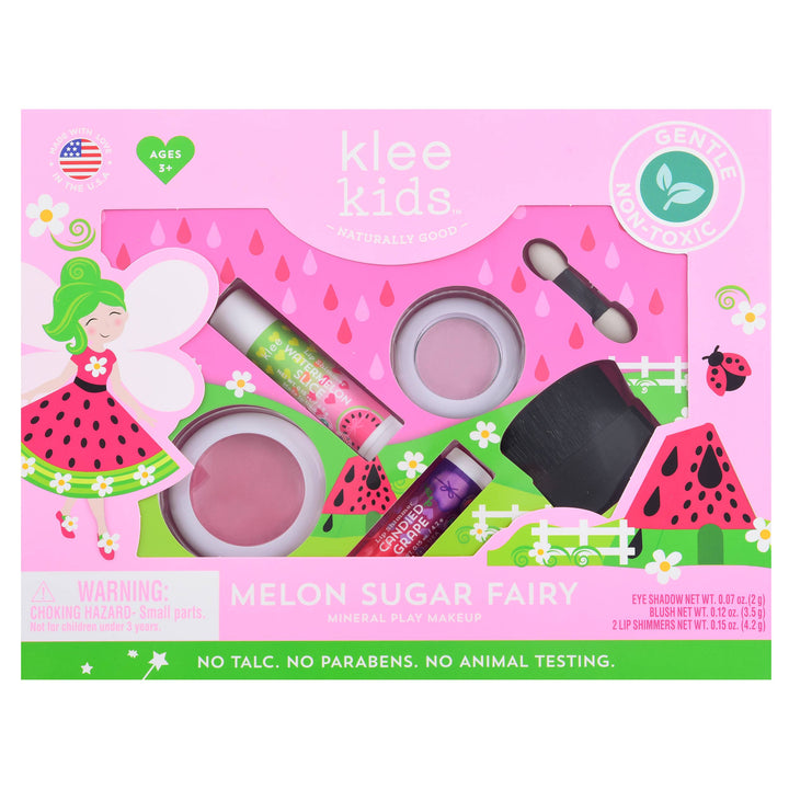 Klee Kids Melon Sugar Fairy Natural Play Makeup 4-PC Kit