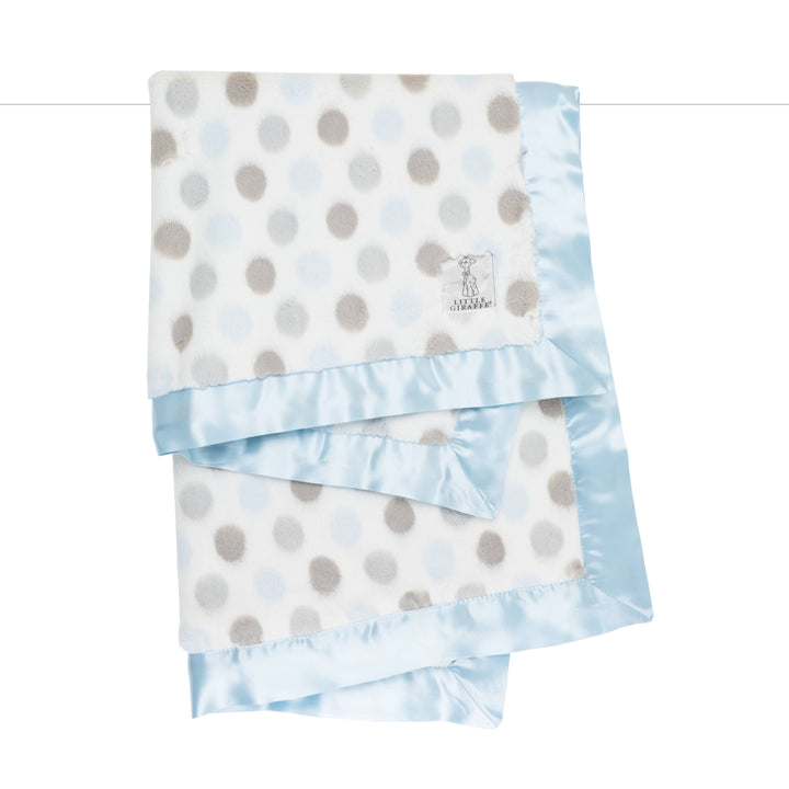 Little Giraffe Lux Dot Baby Blanket